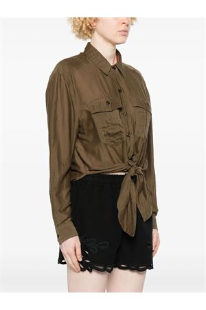 Camicia Nath in cotone cachi MARANT ÉTOILE | CH0131FDB3J04E67KI